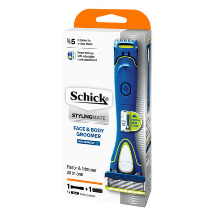 Schick Styling Mate Face & Body Groomer Handle + 1 Refill