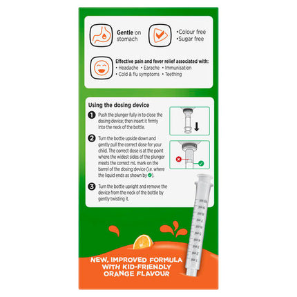 Panadol Children 1-5 Years Orange 200mL