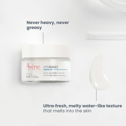 Avène Hydrance Hydrating Aqua Cream-in- Gel Moisturiser with Hyaluronic Acid for Dehydrated Skin - 50ml