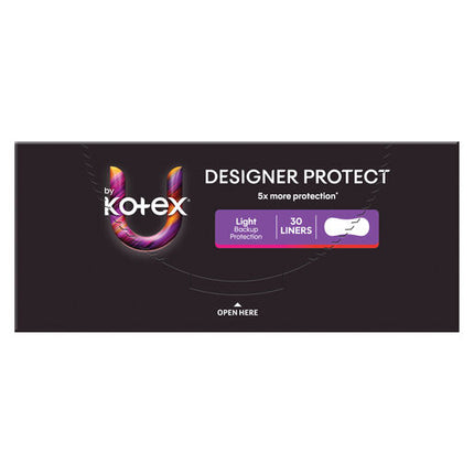 U By Kotex Protect Liners with Design 30 Pack