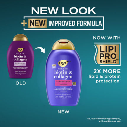 OGX Thick & Full + Biotin & Collagen Conditioner 385mL