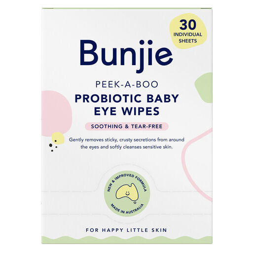 Bunjie Probiotic Baby Eye Wipes 30 Pack
