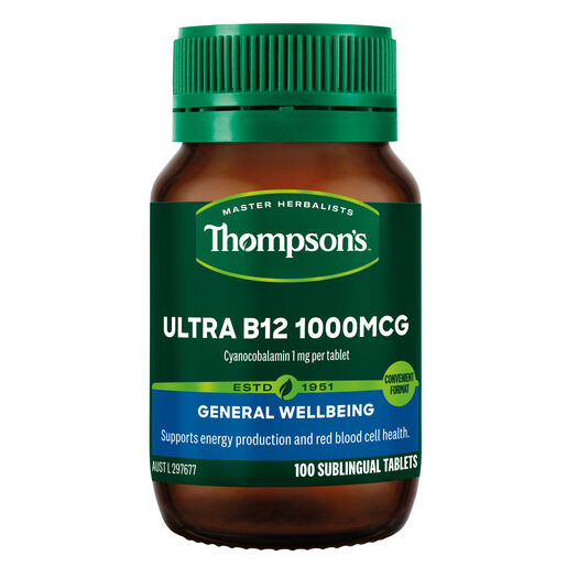 Thompson's B12 1000mcg 100 Tablets