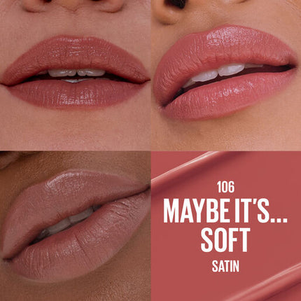 Maybelline Maybe It's Serum Lipstick Matte 106 Maybe Its Soft 8H