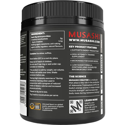 Musashi Creatine Berry Flavour 420g