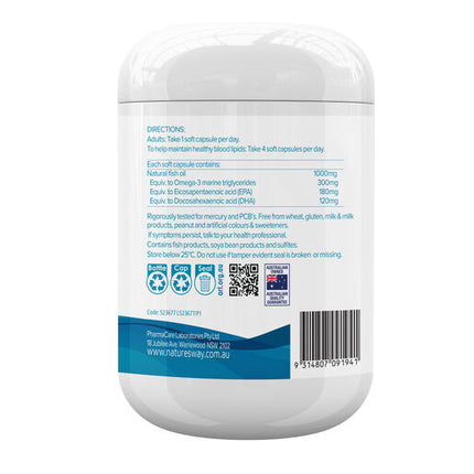 Nature's Way Wild Caught Fish Oil 1000mg 400 caps