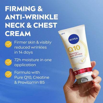 Nivea Q10 Firming + Anti-Wrinkle Neck & Chest Cream 200ml
