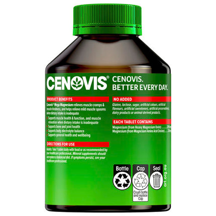 Cenovis Mega Magnesium Tablets 200