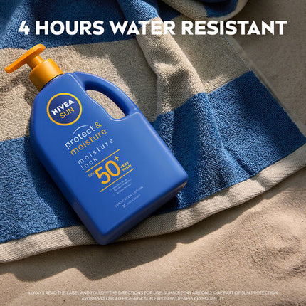 Nivea Protect & Moisture Moisture Lock SPF50+ Sunscreen Lotion 1L