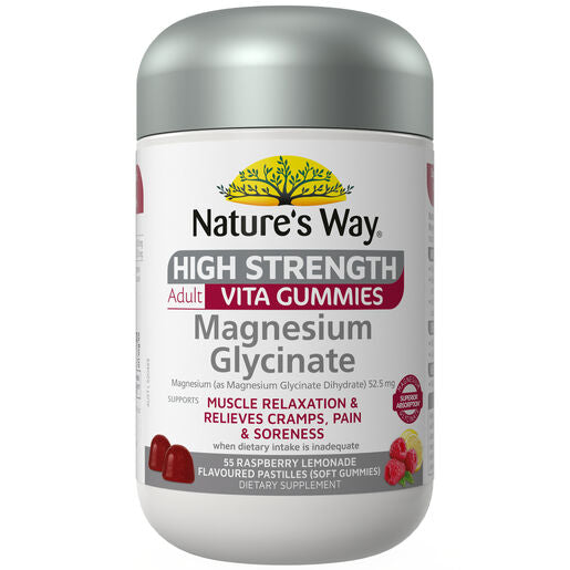 Nature's Way High Strength Adult Vita Gummies Magnesium Glycinate 55s