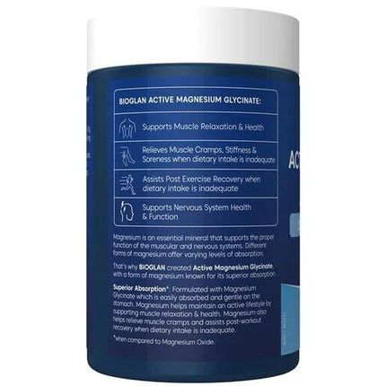 Bioglan Active Magnesium Glycinate  200 Tablets