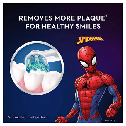 Oral-B Kids Spiderman 3+ Years Brush Head 2 Count