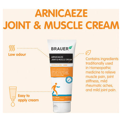Brauer Arnicaeze Arnica Joint & Muscle Cream 100g