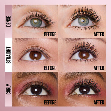 Maybelline Lash Sensational Sky Tubes Tubing Mascara Extension-Like Length Very Black