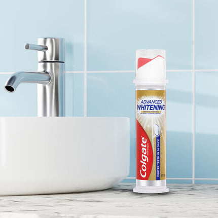 Colgate Toothpaste Whitening Tartar Control Pump 130g