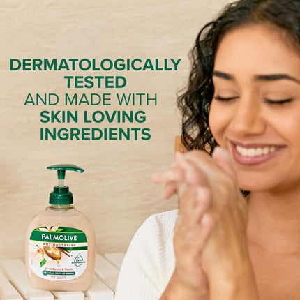 Palmolive Moisturising Antibacterial Liquid Hand Wash Shea Butter & Vanilla 250mL Pump