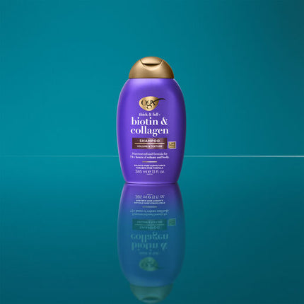 OGX Thick & Full + Biotin & Collagen Shampoo 385mL