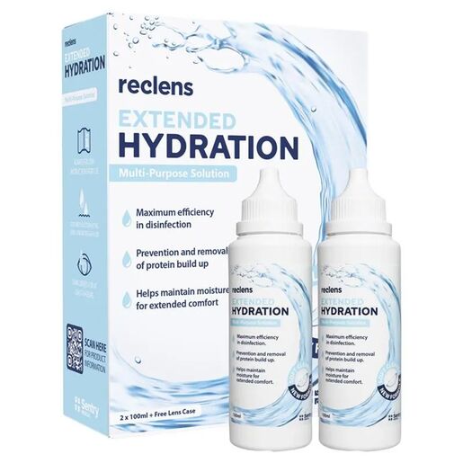 Reclens Extended Hydration Multi-Purpose Solution 2 x 100mL