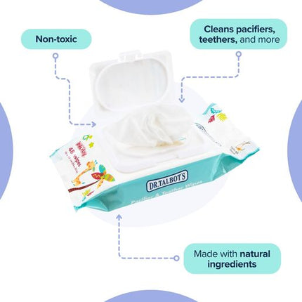 Nuby Citroganix Pacifier & Teether Wipes