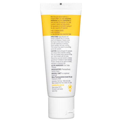 Invisible Zinc Tinted Daywear Mineral Shield SPF 30 Medium 50g