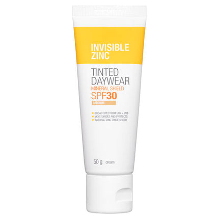 Invisible Zinc Tinted Daywear Mineral Shield SPF 30 Medium 50g