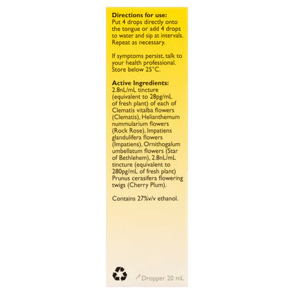 Bach Rescue Remedy Dropper 20mL