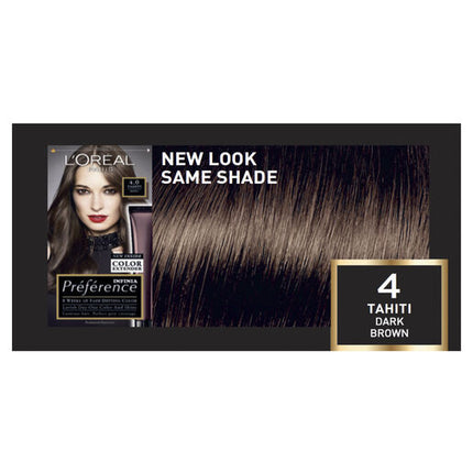 L'Oréal Paris Préférence Permanent Hair Colour - 4 Tahiti (Brown)