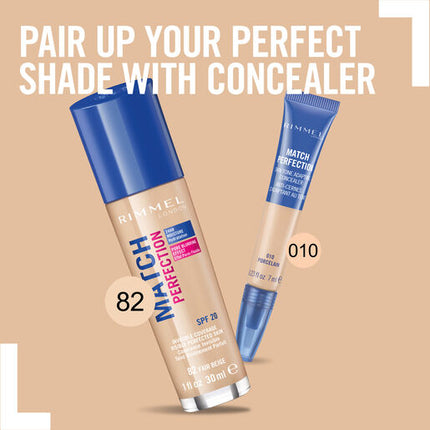 Rimmel Match Perfection Foundation 82 Fair Beige