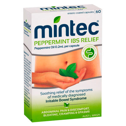 Mintec Peppermint IBS Relief 60 Capsules