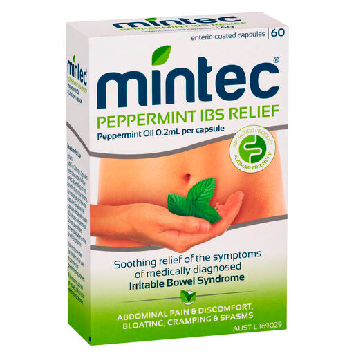 Mintec Peppermint IBS Relief 60 Capsules