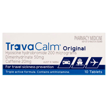 TravaCalm Original 10 Tablets