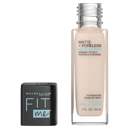 Maybelline Fit Me Matte & Poreless Mattifying Liquid Foundation Natural Ivory 112