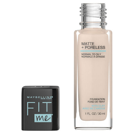 Maybelline Fit Me Matte & Poreless Mattifying Liquid Foundation Natural Ivory 112