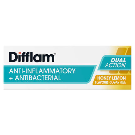 Difflam Sore Throat Sugar Free Honey & Lemon 16 Lozenges