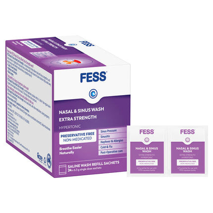 Fess Sinu-Cleanse Deep Cleansing Wash 25 Sachets