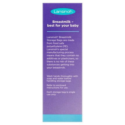 Lansinoh Breast Milk Storage Bags 25 Pack