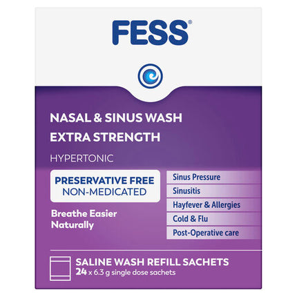 Fess Sinu-Cleanse Deep Cleansing Wash 25 Sachets