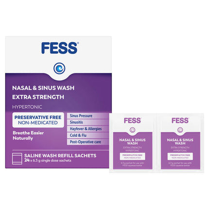 Fess Sinu-Cleanse Deep Cleansing Wash 25 Sachets