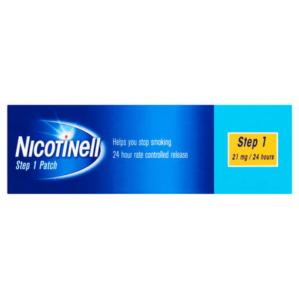 Nicotinell Step 1 Patch 21mg 24 Hours 28 Day Supply