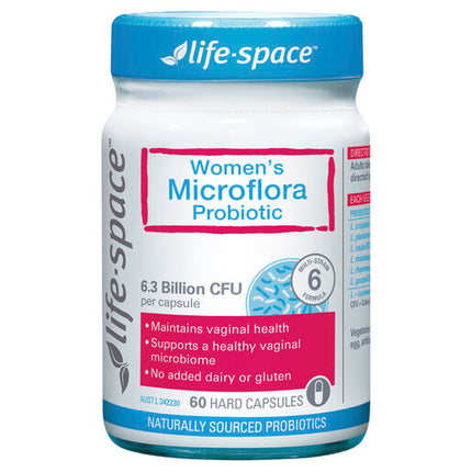 Life-Space Women's Microflora Probiotic 60 Hard Capsules