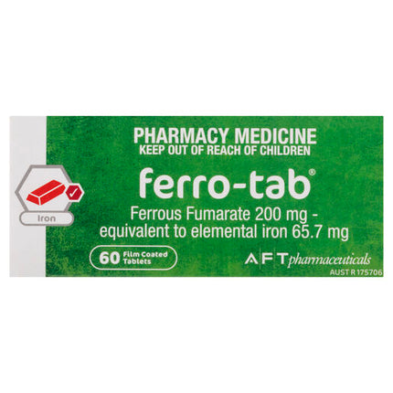 Ferro Tabs 200Mg 60 Tablets