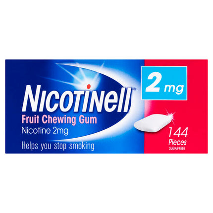 Nicotinell Gum Fruit 2mg 144 Pack