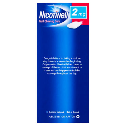 Nicotinell Gum Fruit 2mg 144 Pack
