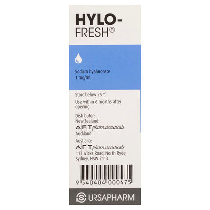 Hylo-Fresh Eye Drops 1mg/mL 10mL