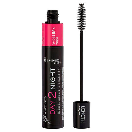 Rimmel Glam Eyes Day 2 Night Mascara Black