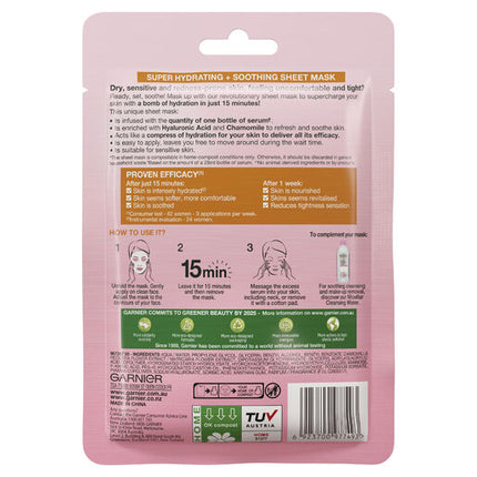 Garnier SkinActive Hydra Bomb Tissue Face Mask Chamomile