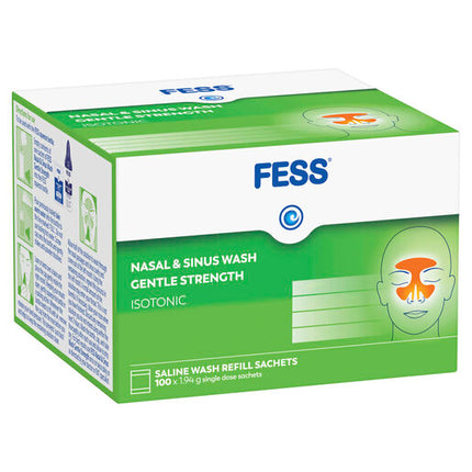 Fess Sinu-Cleanse Gentle Cleansing Wash Kit Refills 100 x 1.94g