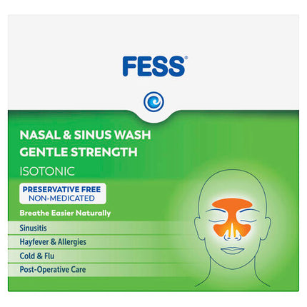 Fess Sinu-Cleanse Gentle Cleansing Wash Kit Refills 100 x 1.94g