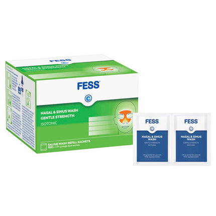 Fess Sinu-Cleanse Gentle Cleansing Wash Kit Refills 100 x 1.94g