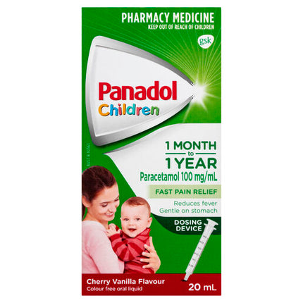 Panadol Children 1 Month-1 Year Baby Drops with Dosing Device 20 mL